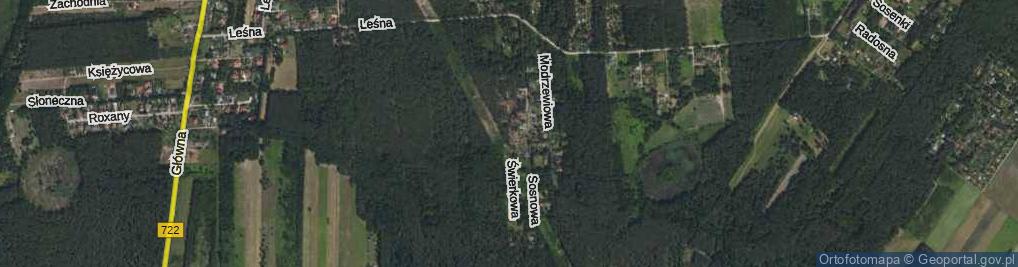 Zdjęcie satelitarne Świerkowa ul.